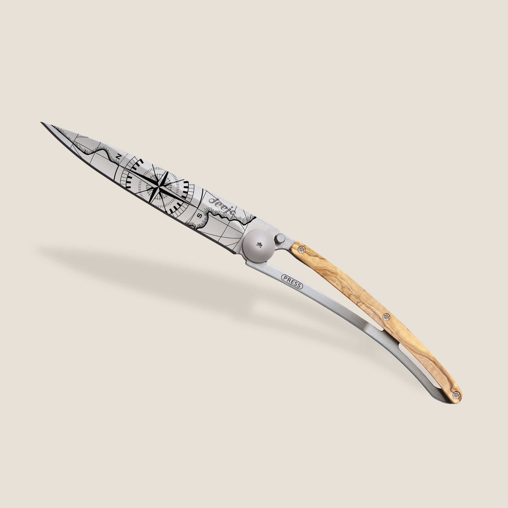 Deejo 37g Zakmes – Terra Incognita Olive Wood Design