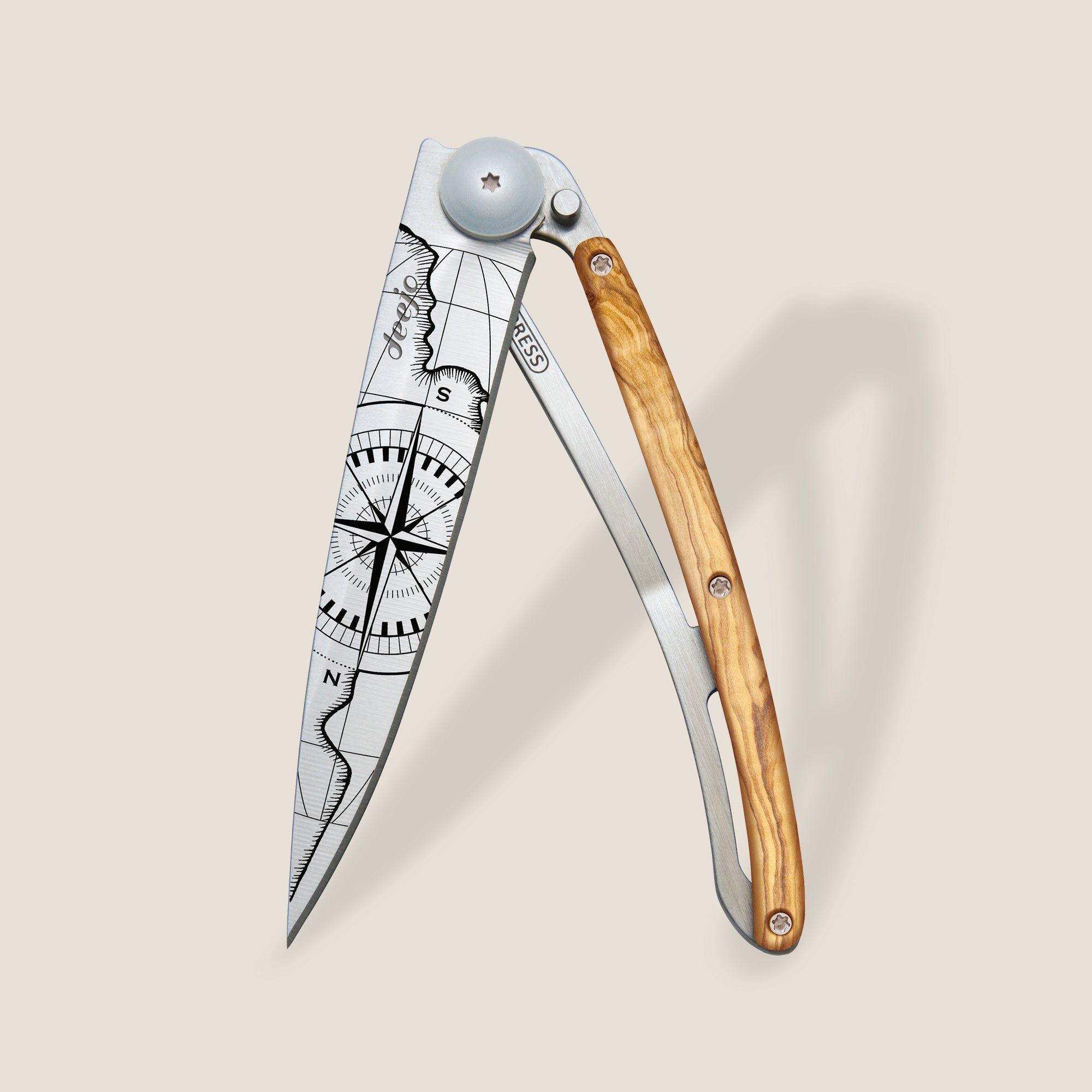 Deejo 37g Zakmes – Terra Incognita Olive Wood Design