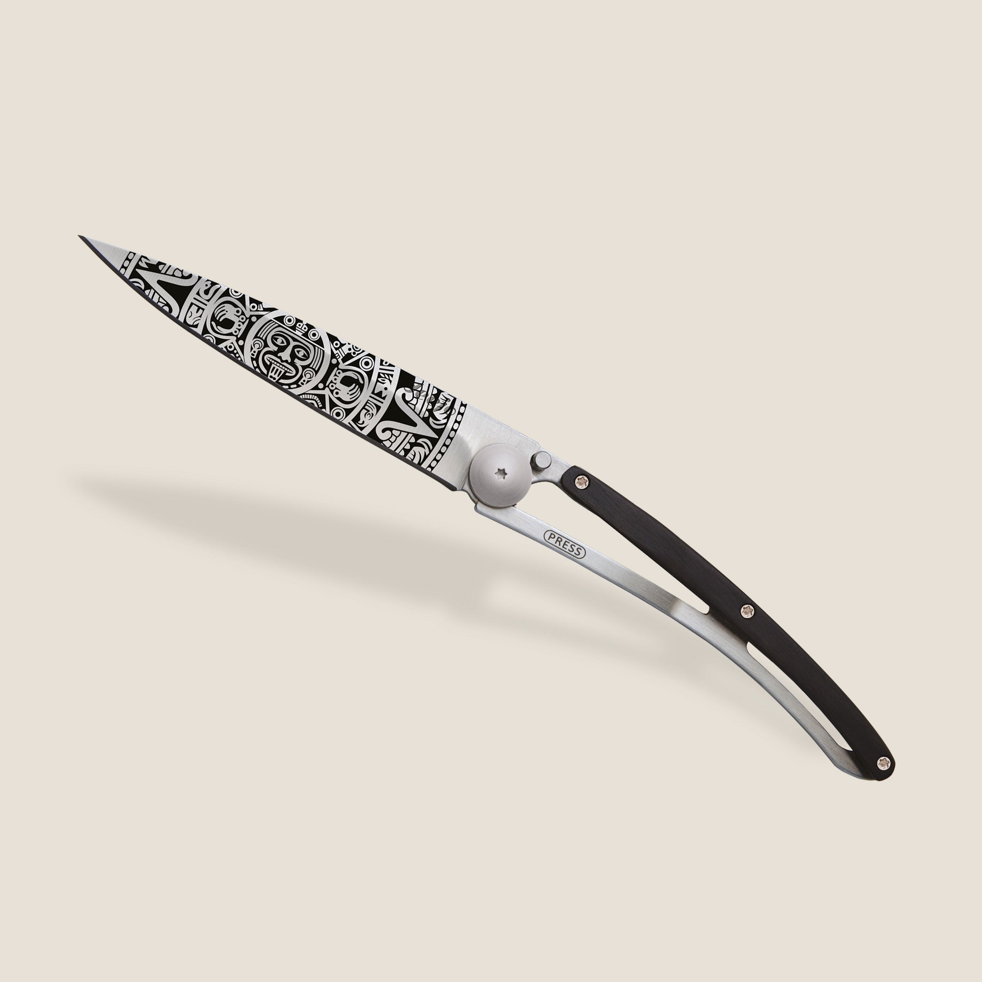 Deejo 37g Zakmes – Aztec Sun Ebony Wood Design