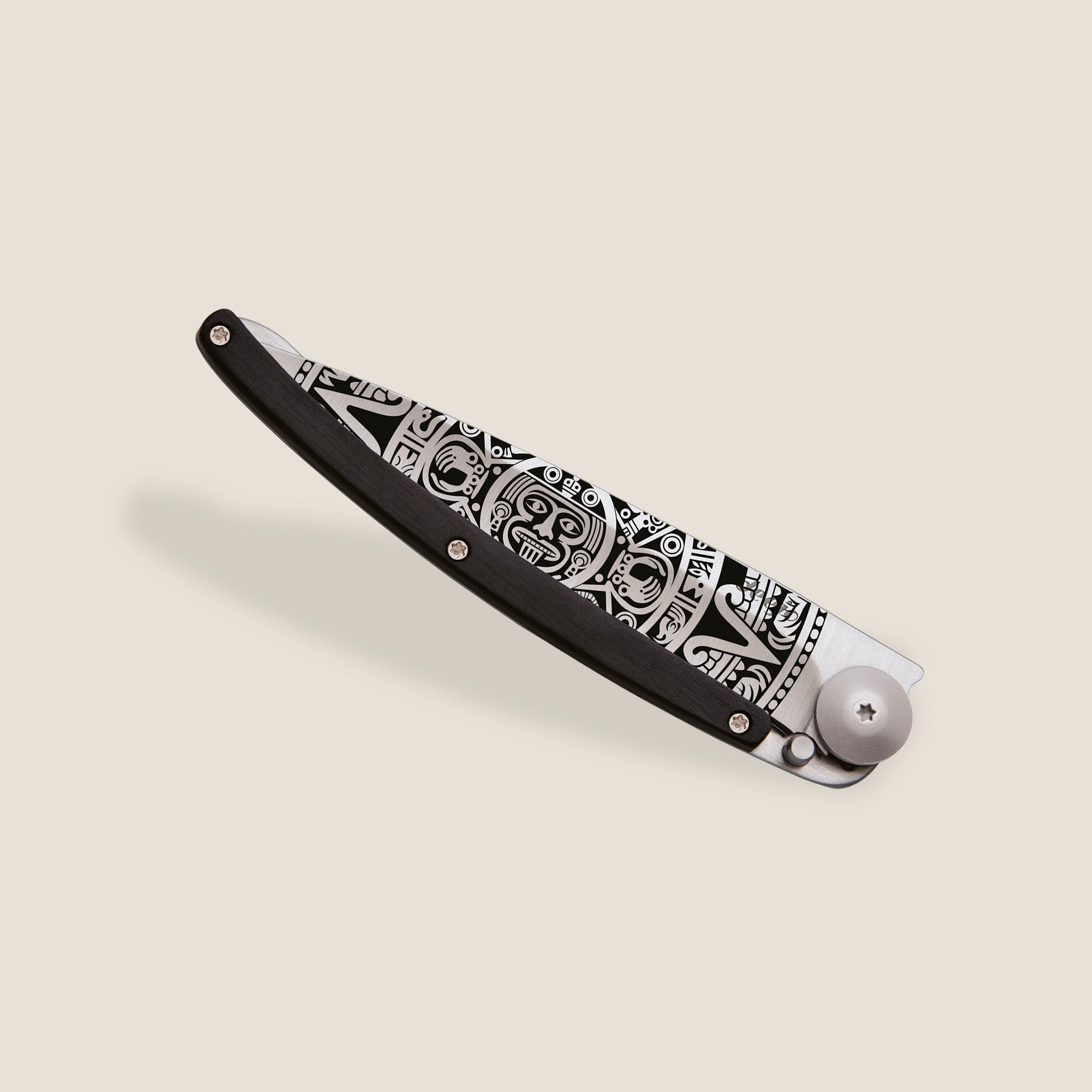 Deejo 37g Zakmes – Aztec Sun Ebony Wood Design