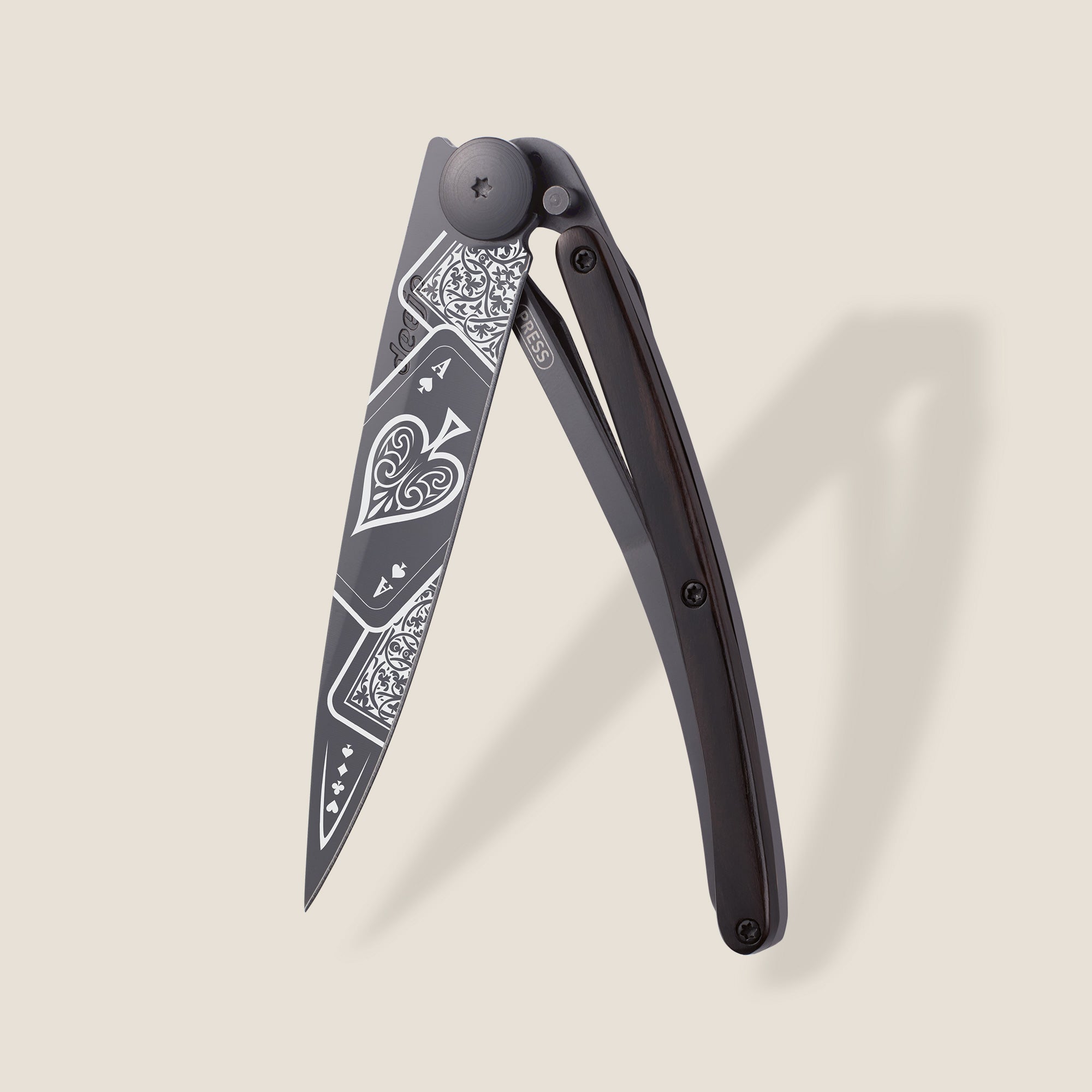 Deejo 37g Zakmes – Luck Ebony Wood Design