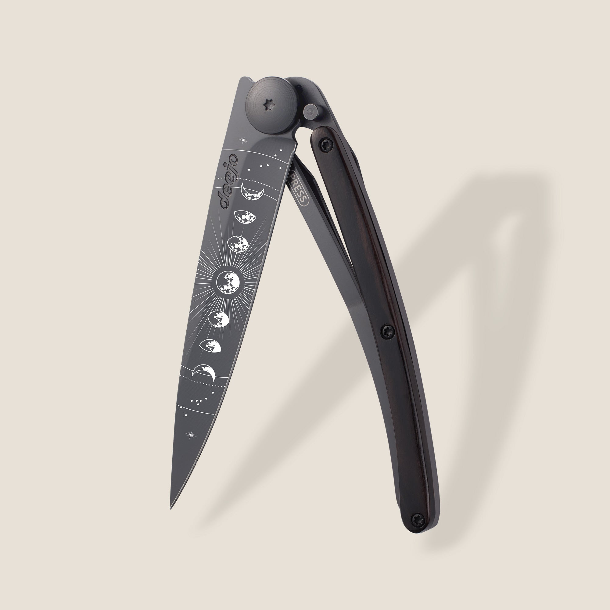 Deejo 37g Zakmes – Moon Cycle Ebony Wood Design