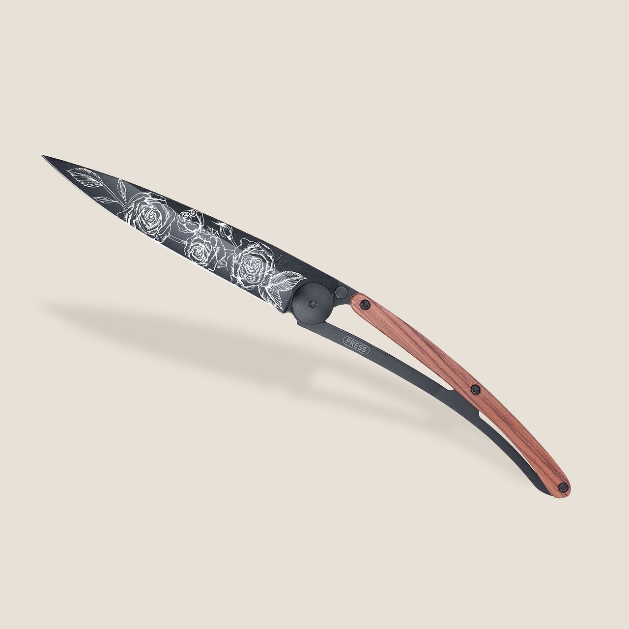 Deejo 37g Zakmes – Roses Coral Wood Design