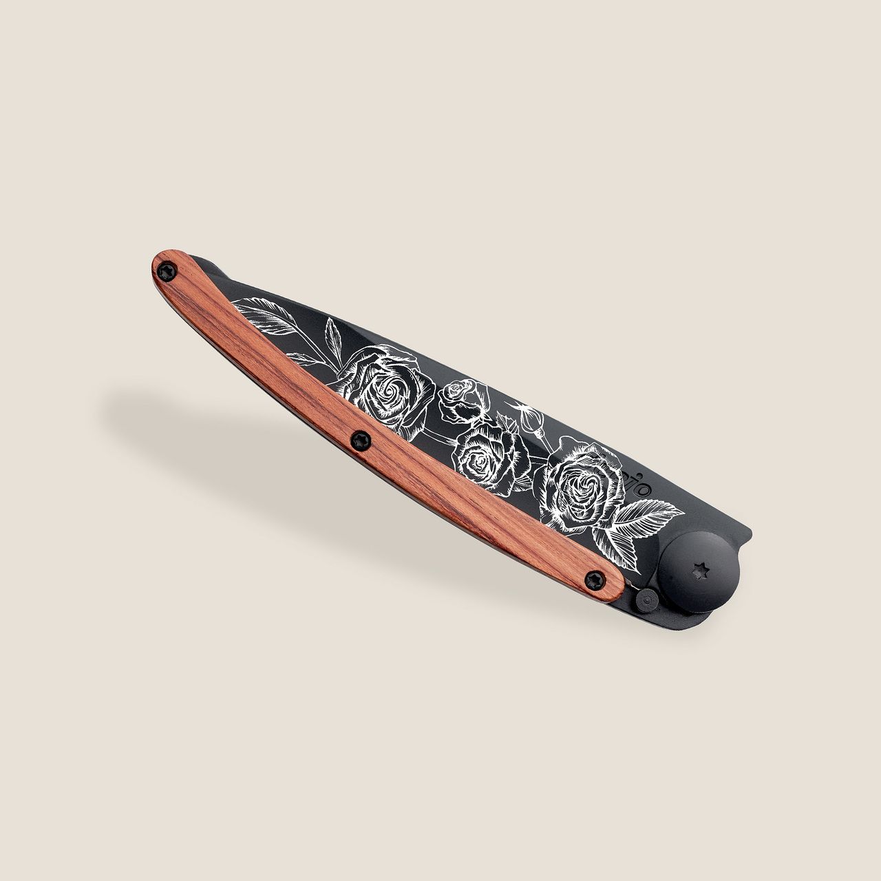 Deejo 37g Zakmes – Roses Coral Wood Design