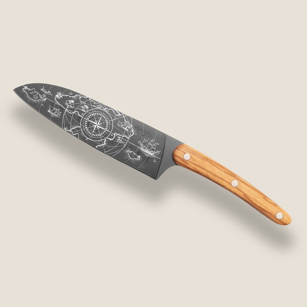 Deejo Terra Incognita Messenset – 3-delig (Carving, Chef & Santoku)