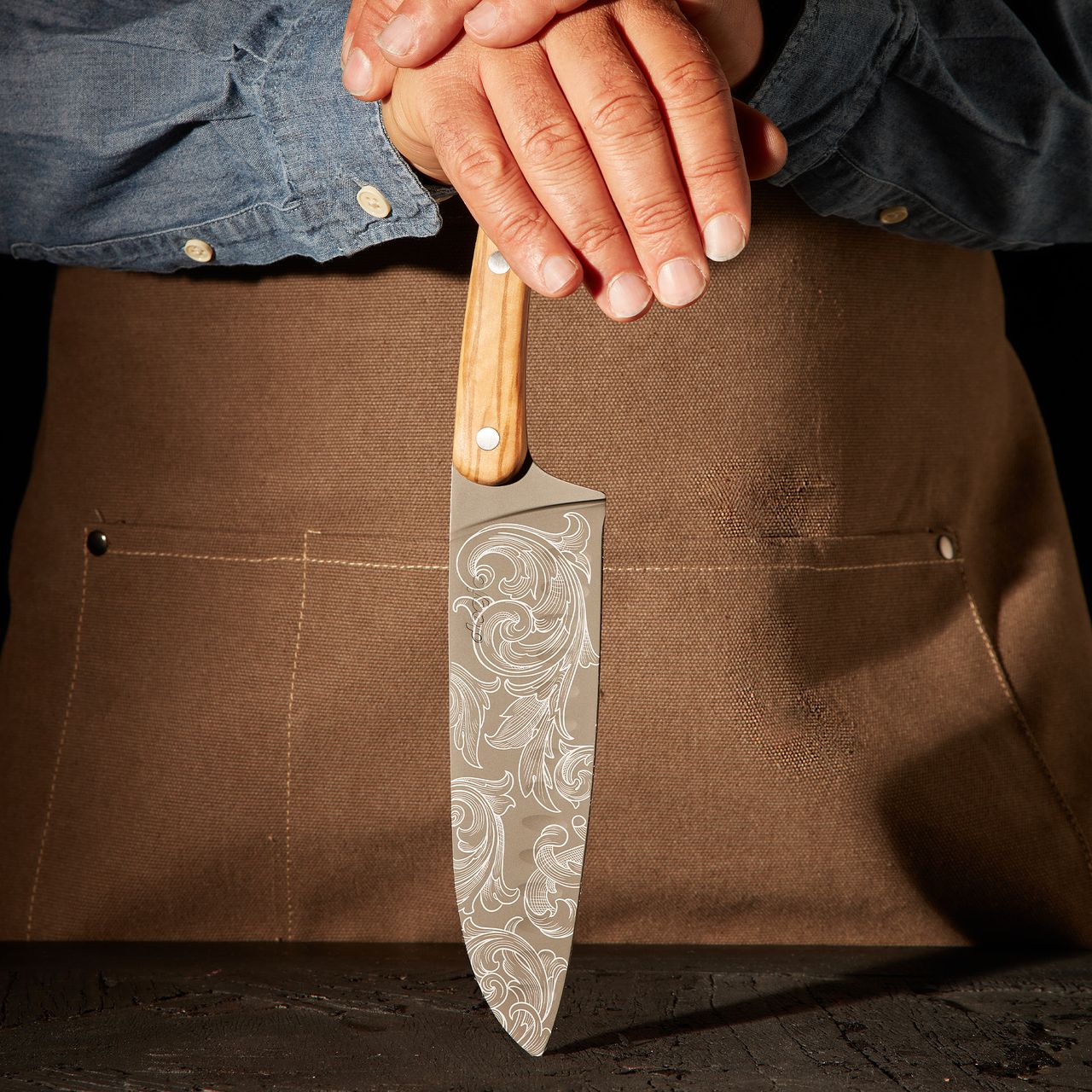 Deejo Santoku Knife – Sakai Stijl (Olivier) Floréal