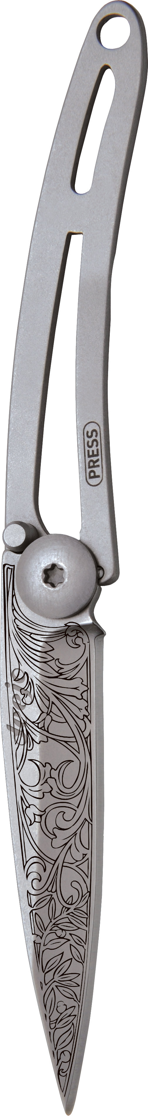 Deejo 15g Zakmes – Art Nouveau Sleutelhanger Mes (Naked Collection)