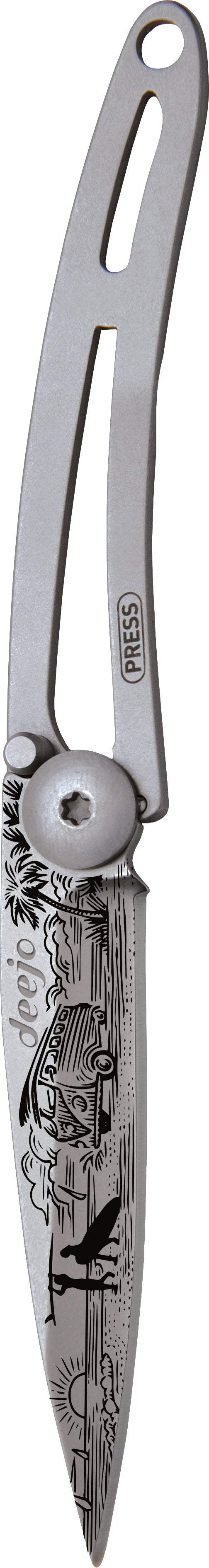 Deejo 15g Zakmes – Van Life Sleutelhanger Mes (Naked Collection)