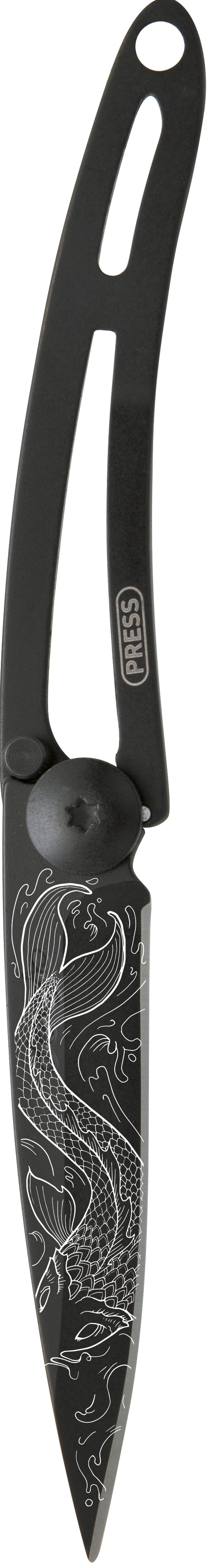Deejo 15g Zodiac Zakmes – Pisces (Vissen) Sleutelhanger Mes (Naked Collection)