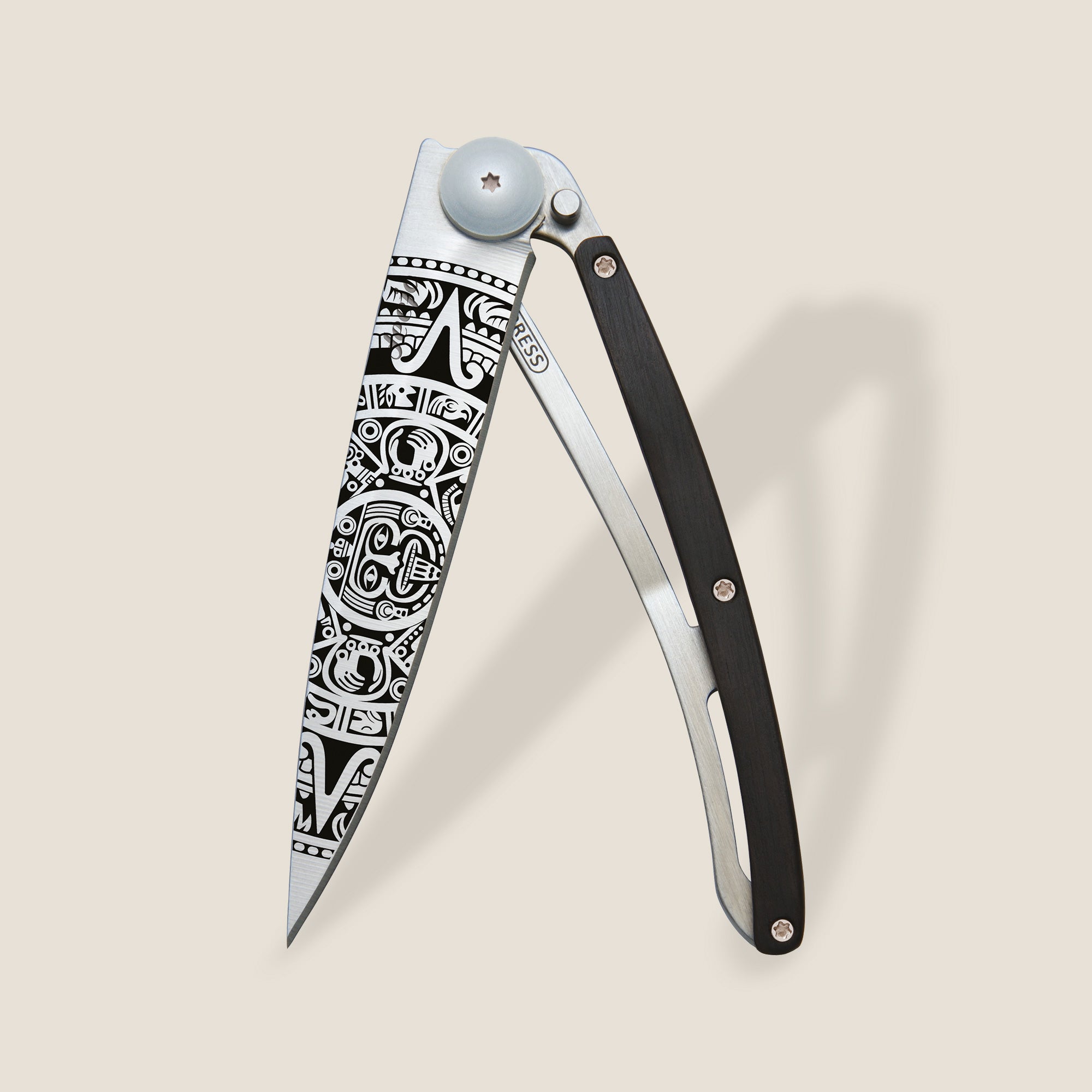 Deejo 37g Zakmes – Aztec Sun Ebony Wood Design