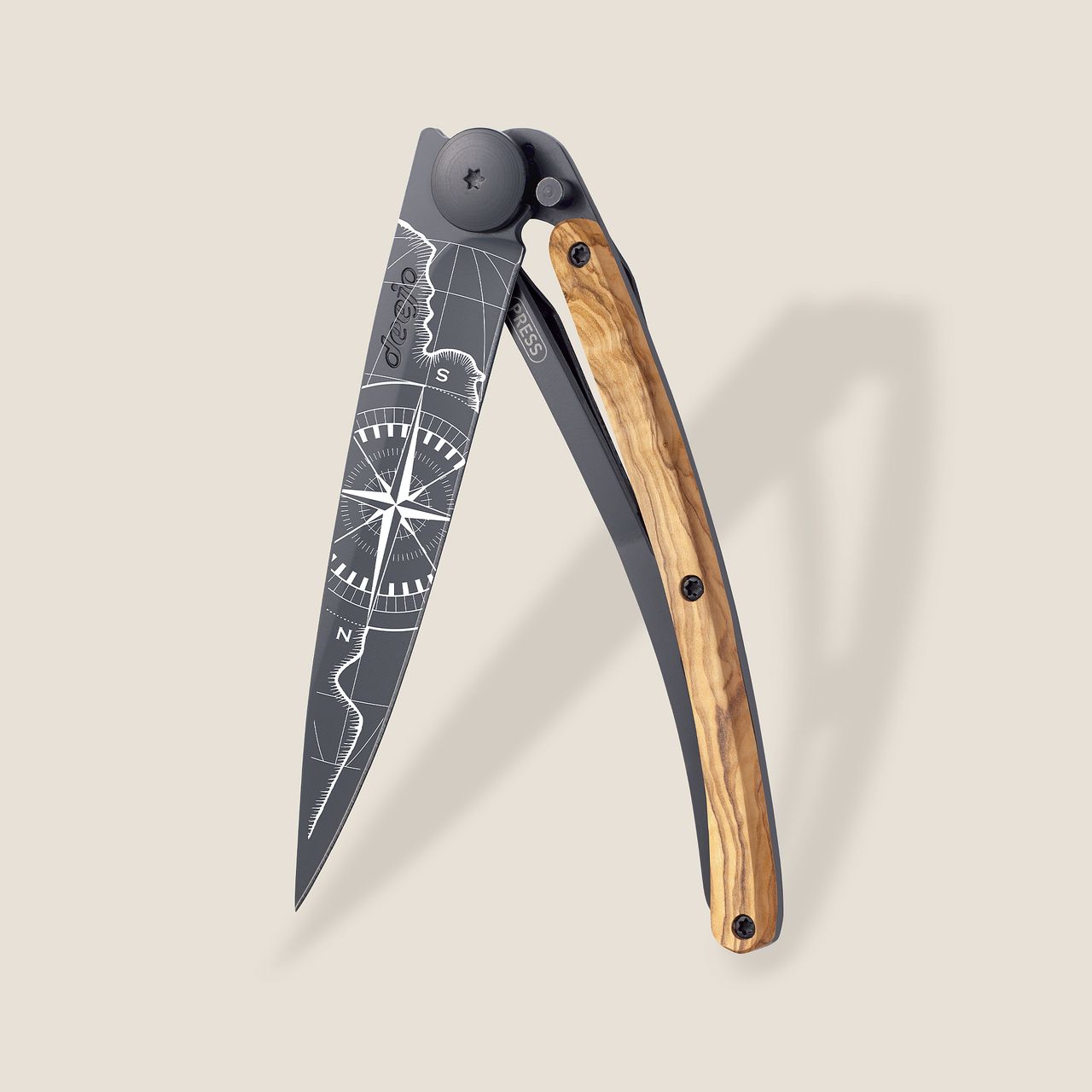 Deejo 37g Zakmes – Terra Incognita Olive Wood Design