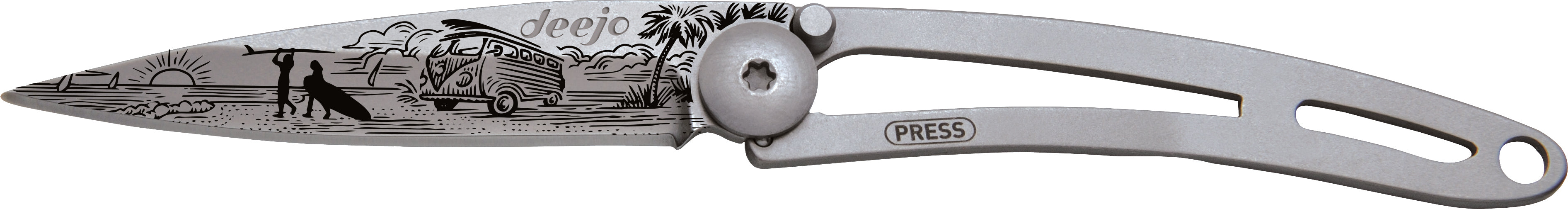Deejo 15g Zakmes – Van Life Sleutelhanger Mes (Naked Collection)