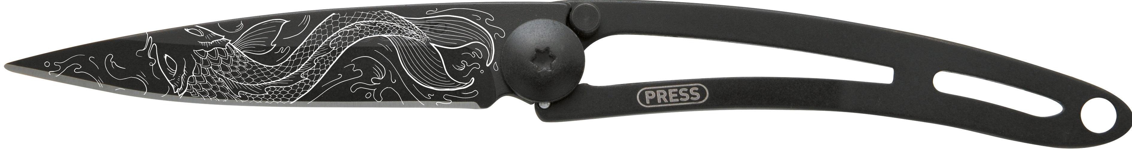 Deejo 15g Zodiac Zakmes – Pisces (Vissen) Sleutelhanger Mes (Naked Collection)