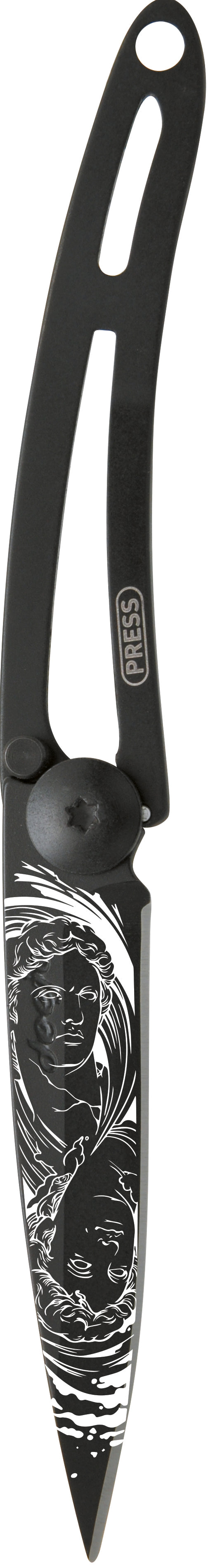 Deejo 15g Zodiac Zakmes – Gemini (Tweelingen) Sleutelhanger Mes (Naked Collection)