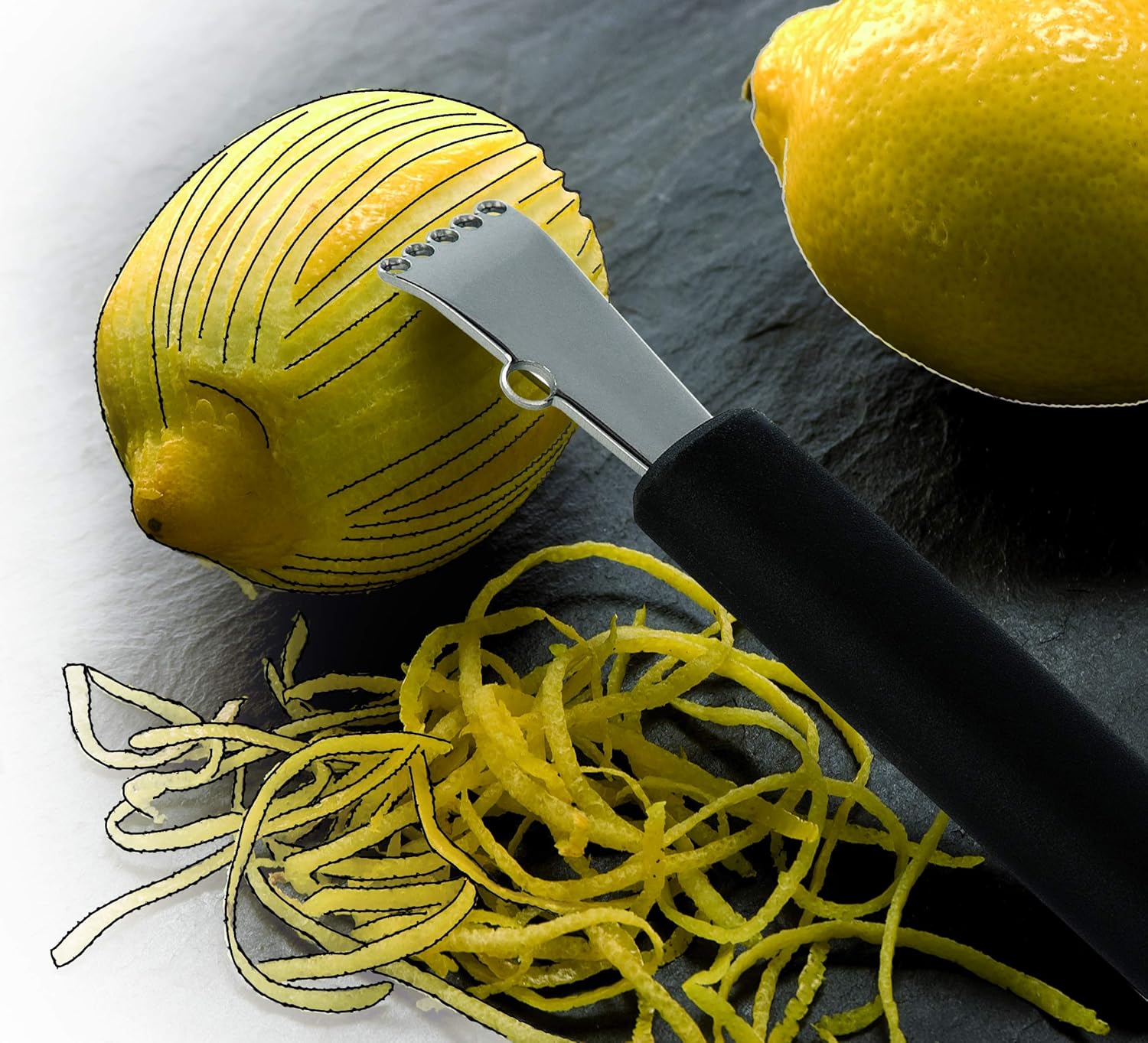 Arcos Professionele Zesteur 40 mm – Horecakwaliteit Citrus Zester